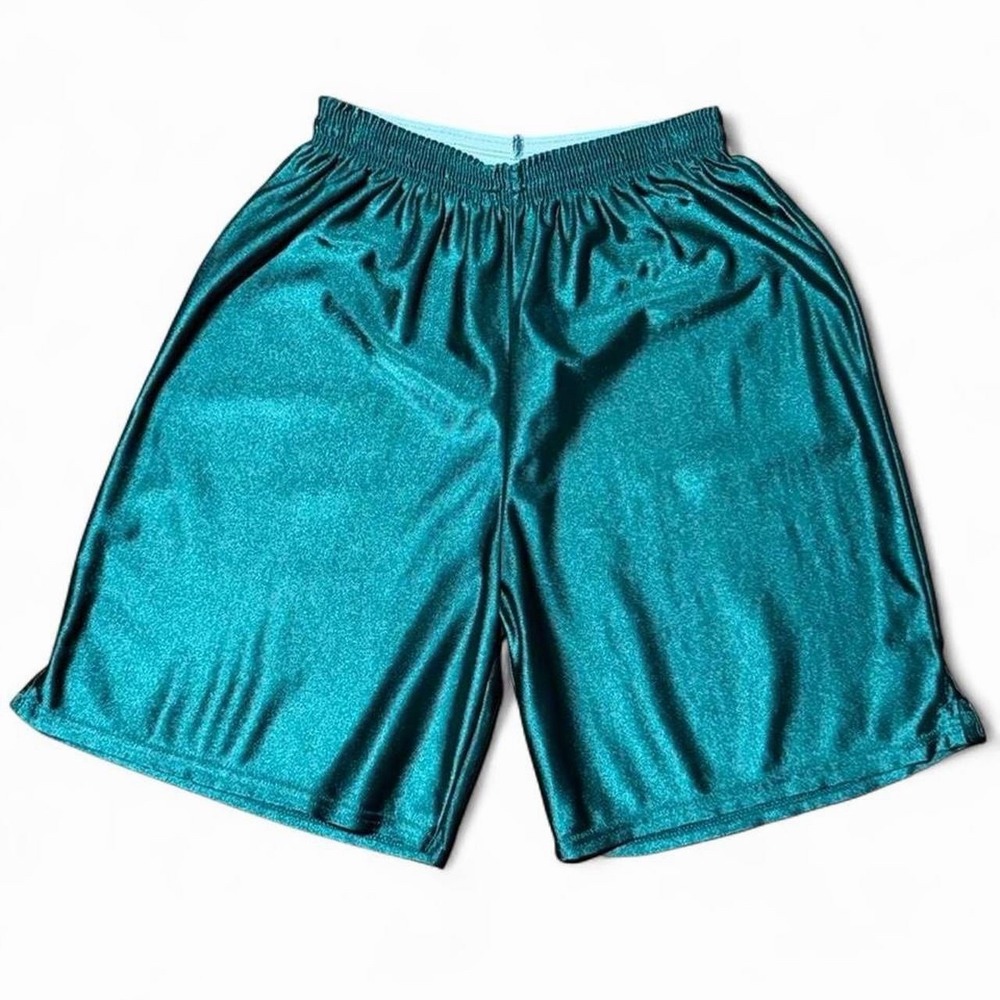 Vintage 90s Saxon Hunter Green Athletic Sportswear Basketball Shorts Small